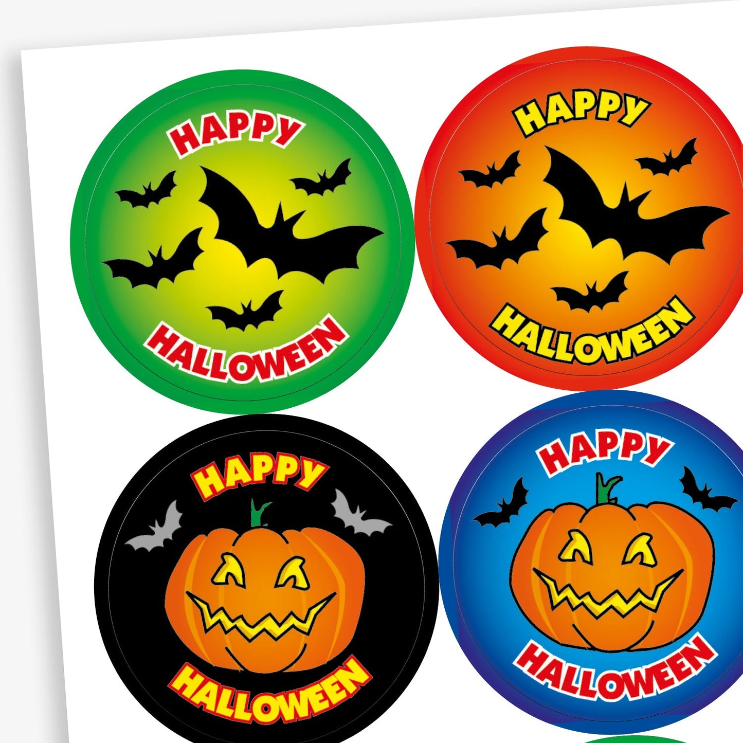 35 Halloween Stickers - 37mm