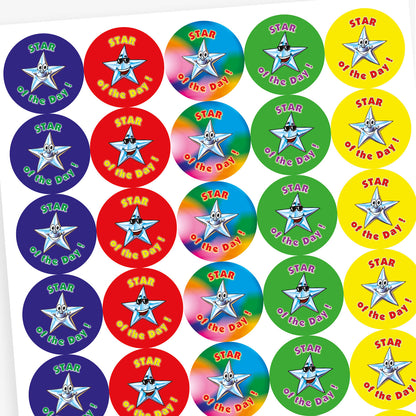 Star of the Day Stickers - 37mm