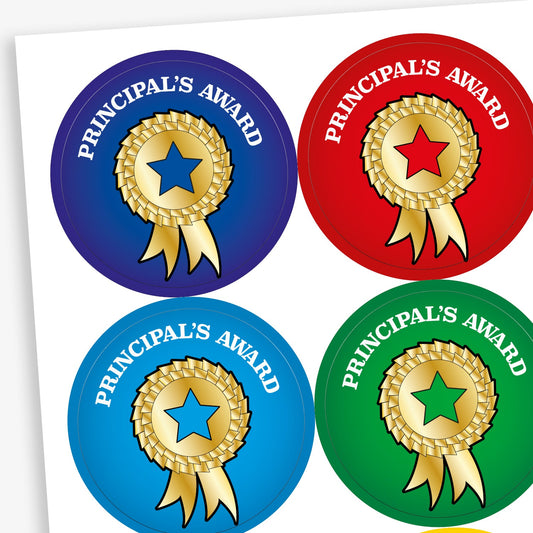 35 Principal's Award Stickers - 37mm