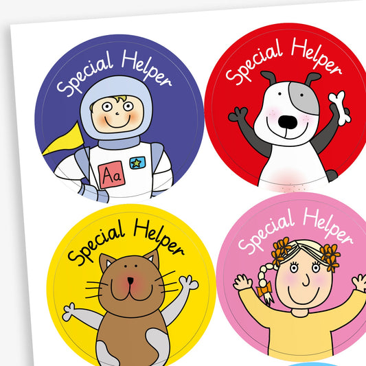 35 Special Helper Stickers - Pedagogs - 37mm