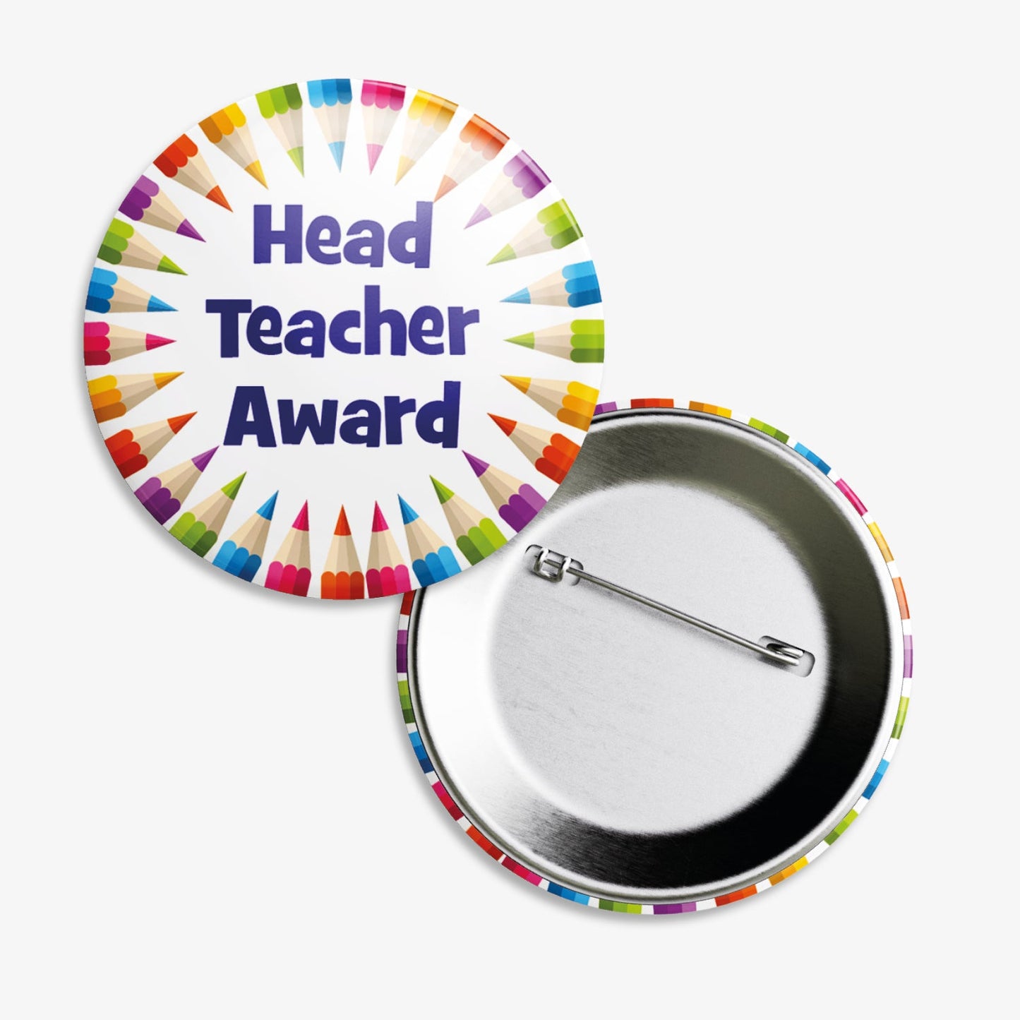 10 Head Teacher Award Badges - 38mm