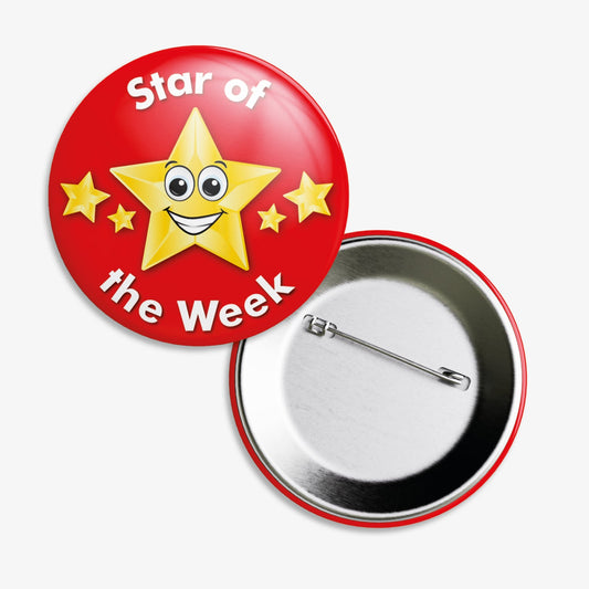 10 Star of the Week Badges - 38mm