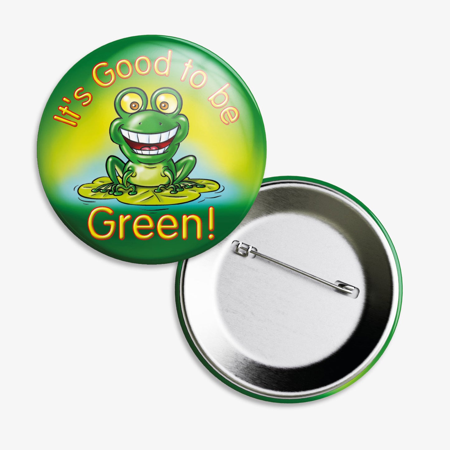 10 Good to be Green Badges - 38mm