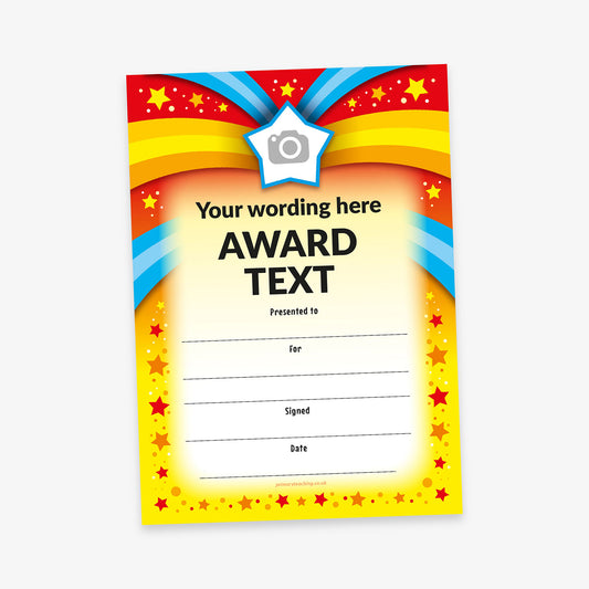 Personalised Stars Certificate - A5