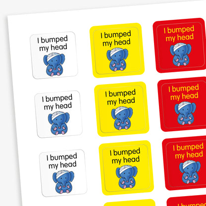 35 Bumped Head Stickers - 20mm