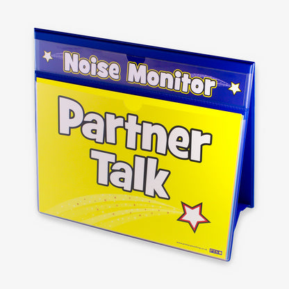 Noise Level Monitor Worksheet Holder and A4 Cards - A4