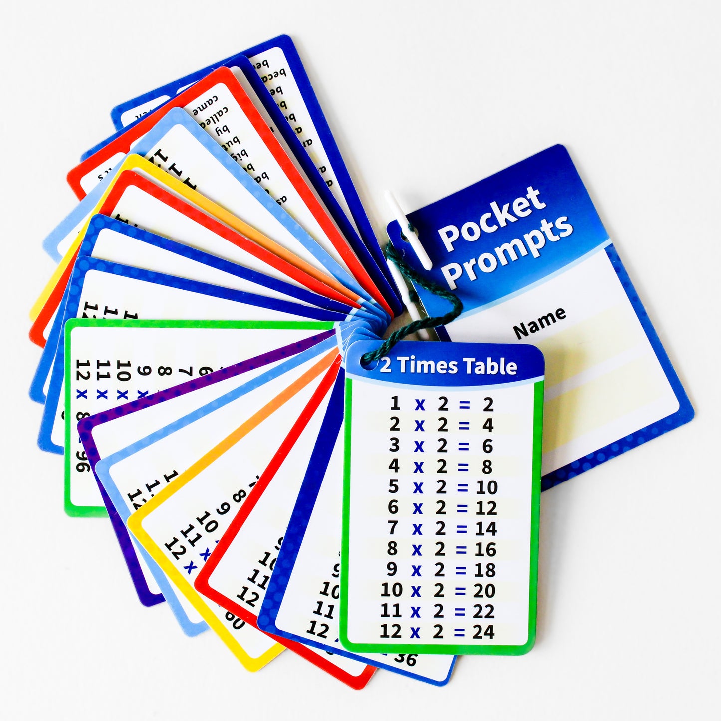 Times Tables and Key Words Pocket Prompt Cards