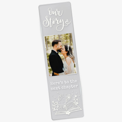 Personalised Story Photo Upload Acrylic Bookmark - 50mm x 180mm