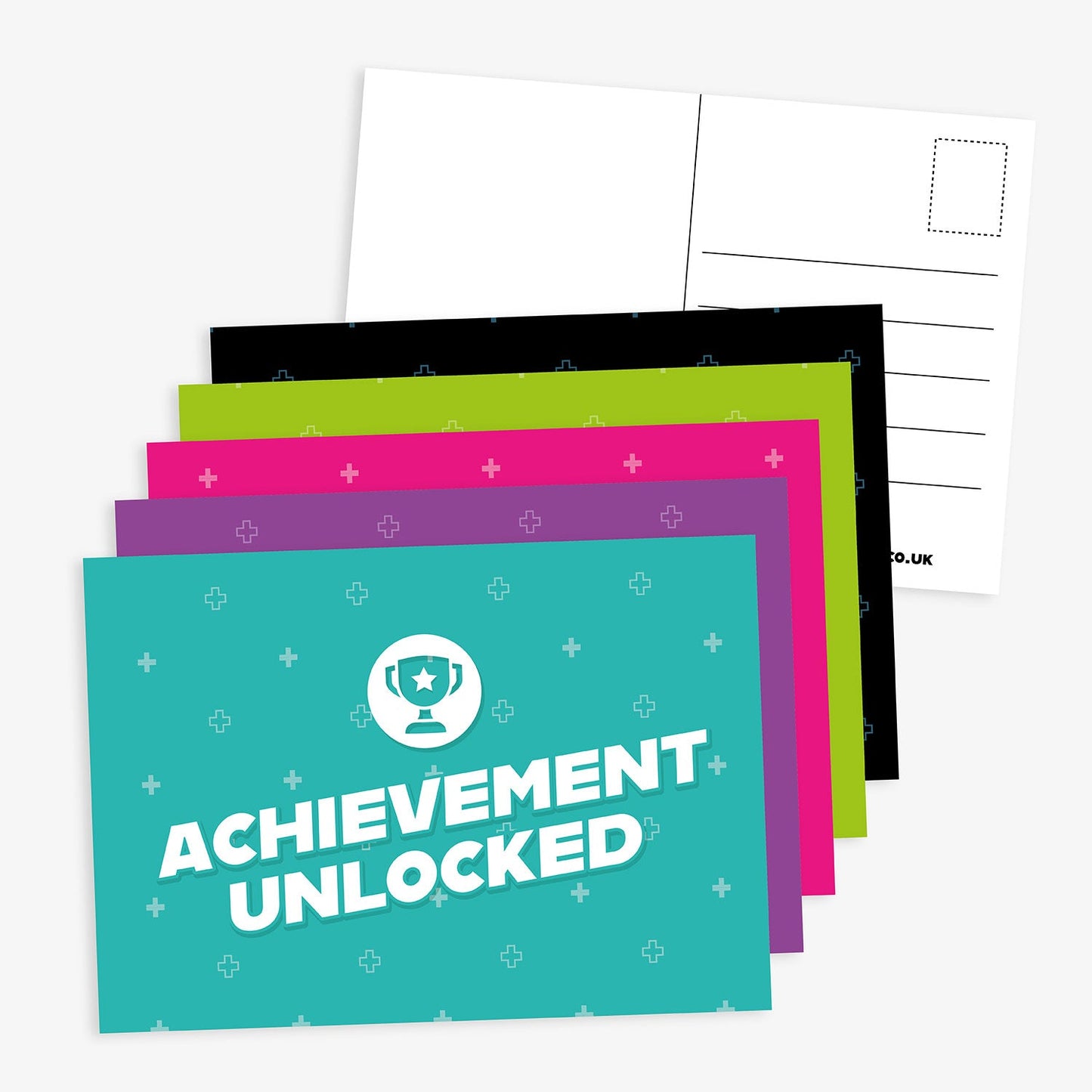 20 Achievement Unlocked Postcards - A6
