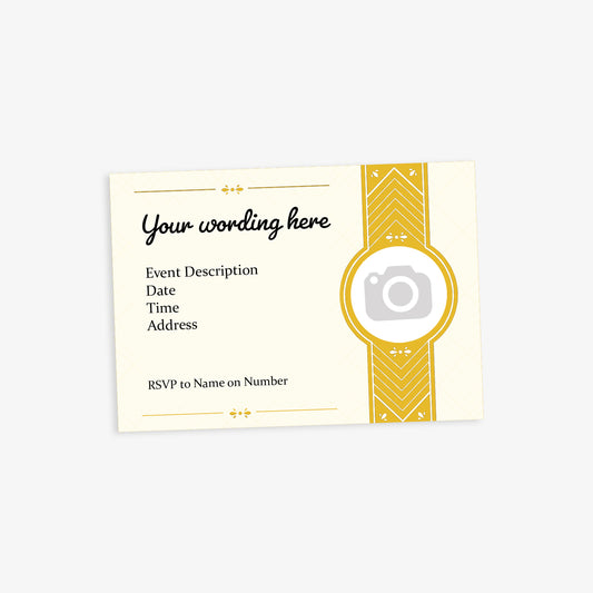 Personalised Arrow Invitation Postcard - A6