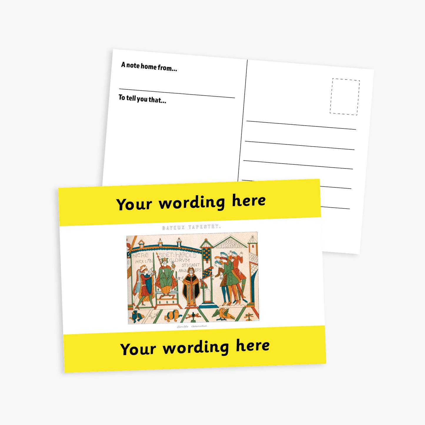 Personalised Bayeux Postcard - A6