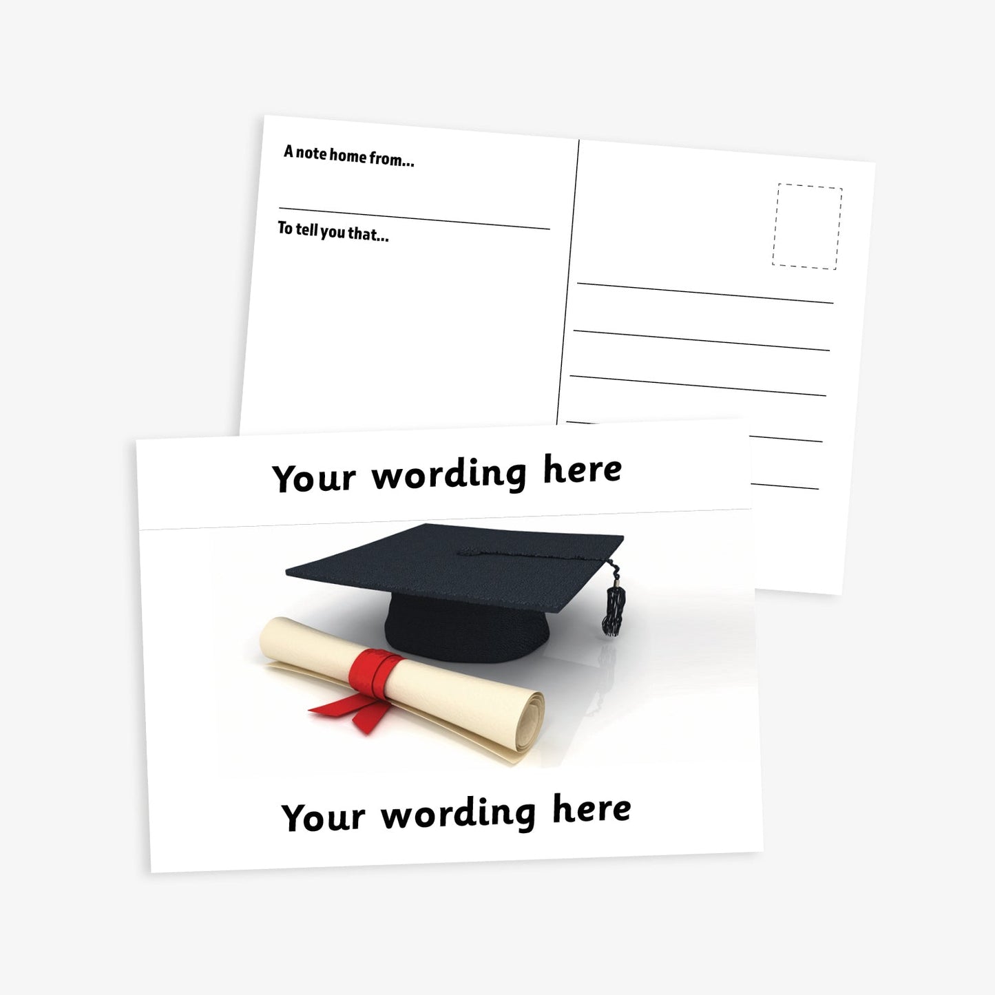 Personalised Graduation Postcard - A6