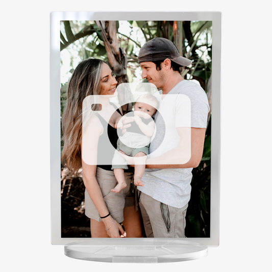 Personalised Photo Upload Plaque -  140mm X 100mm