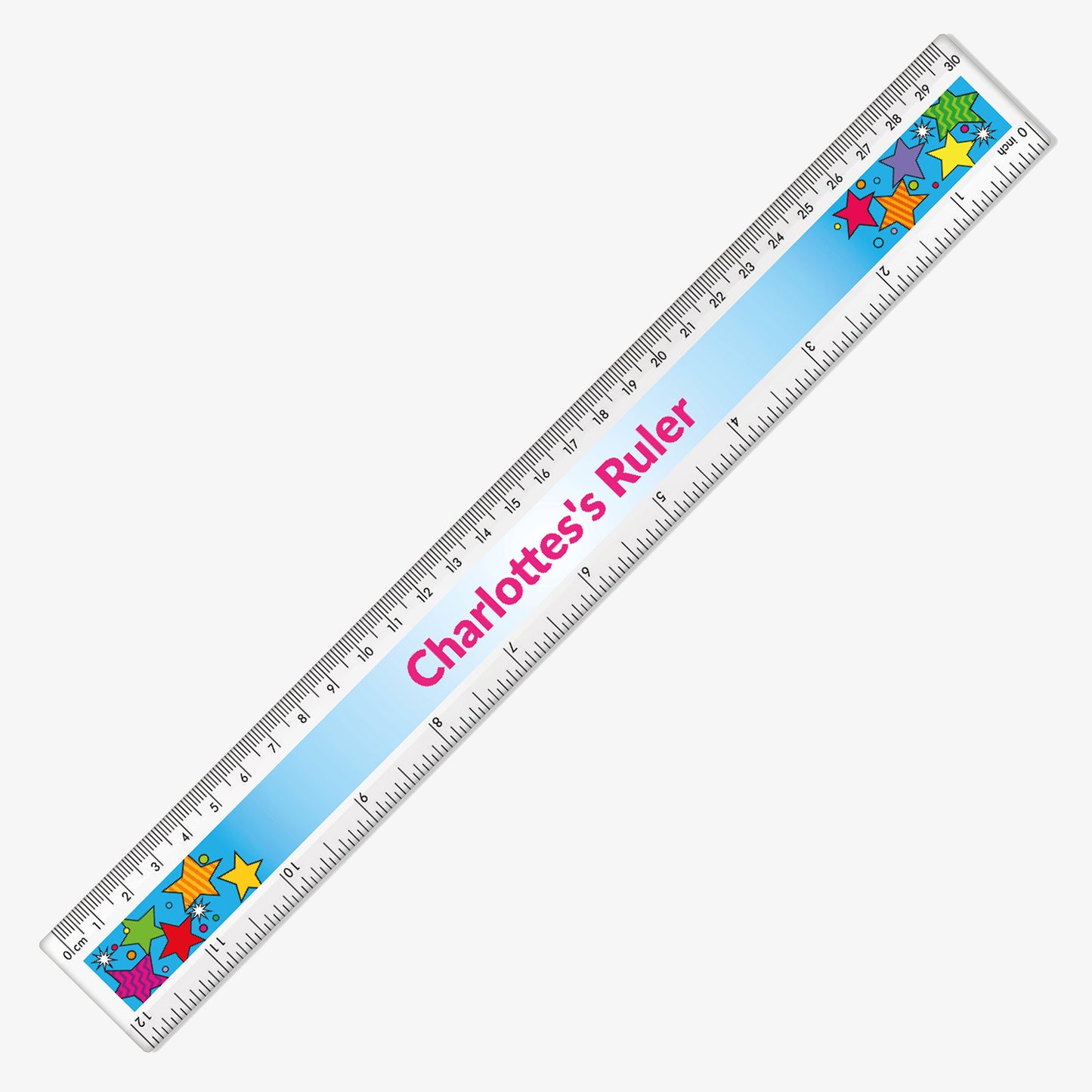 Personalised Background Choice Ruler - 30cm