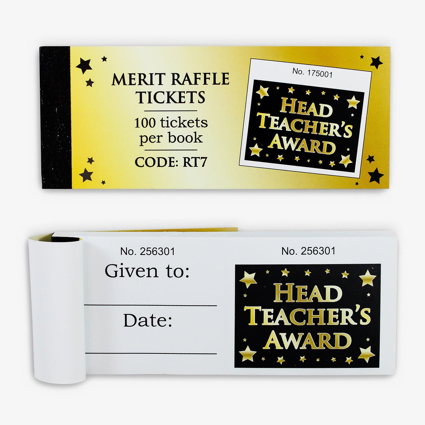 100 Head Teachers Award Raffle Tickets