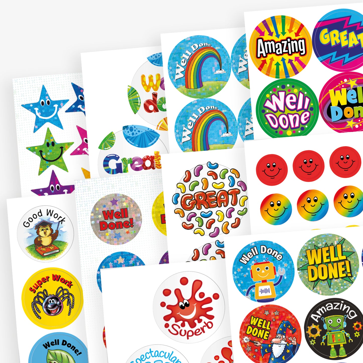 660 Assorted Teacher Sticker Set