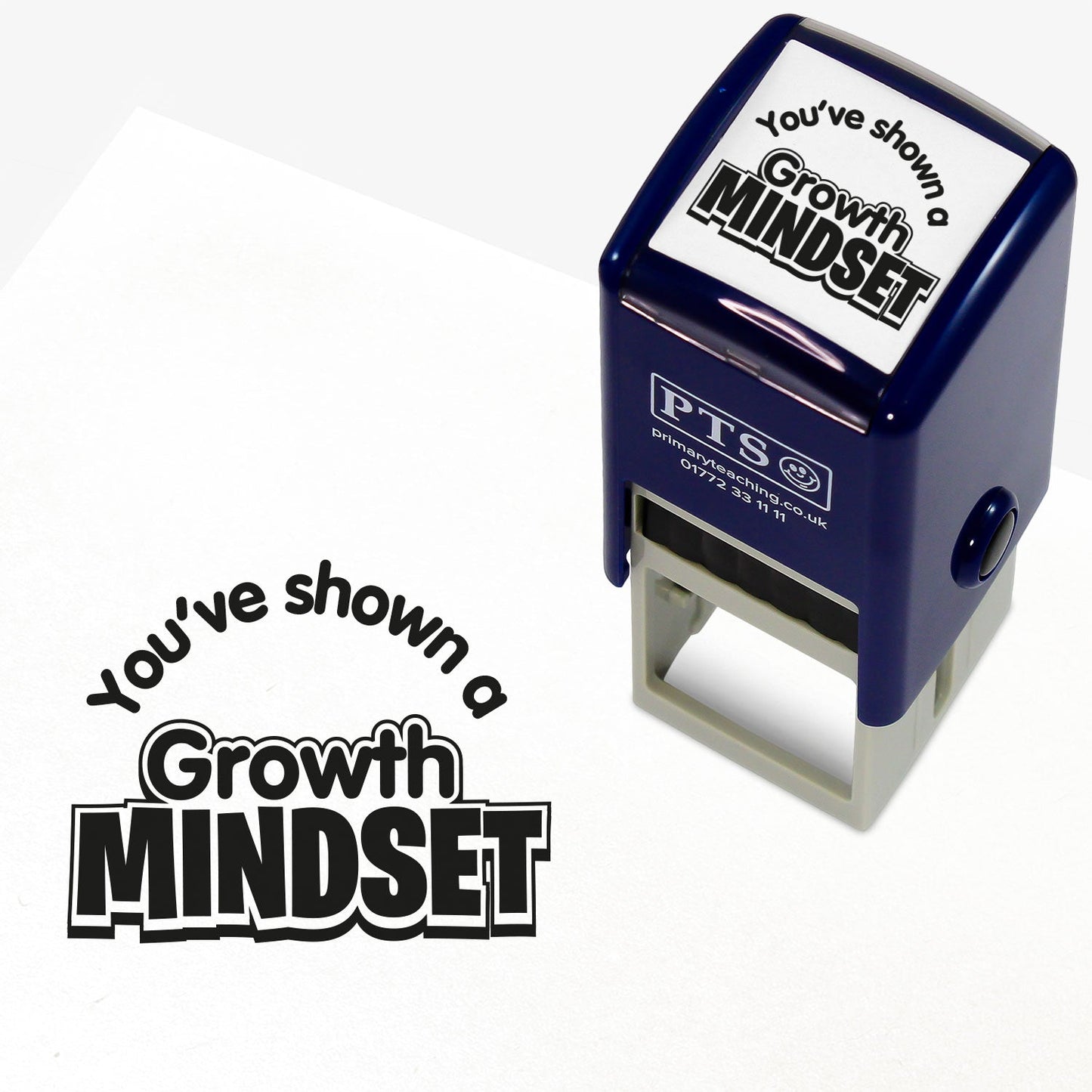 Growth Mindset Stamper - Black - 25mm