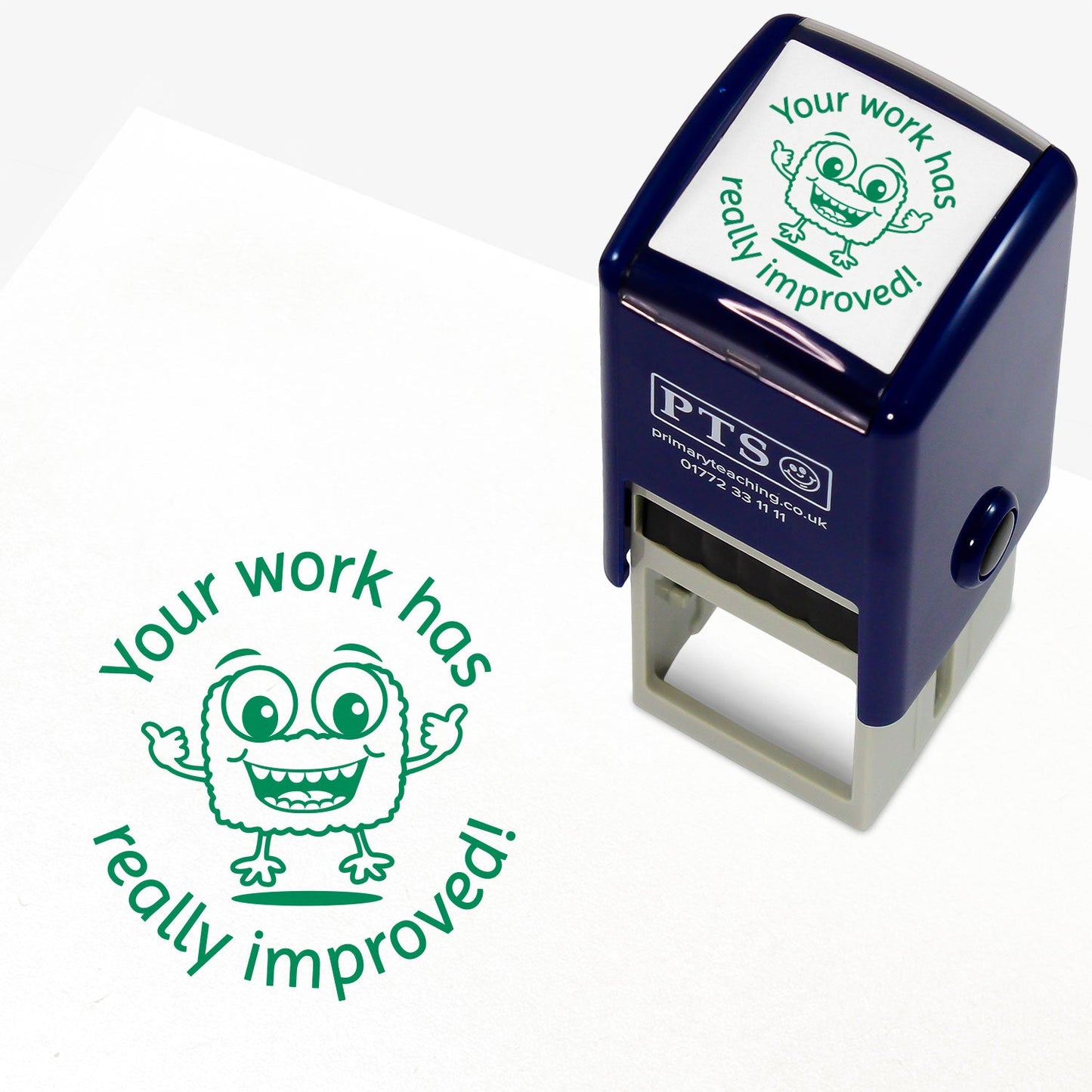 Your Work Has Really Improved Stamper - 25mm