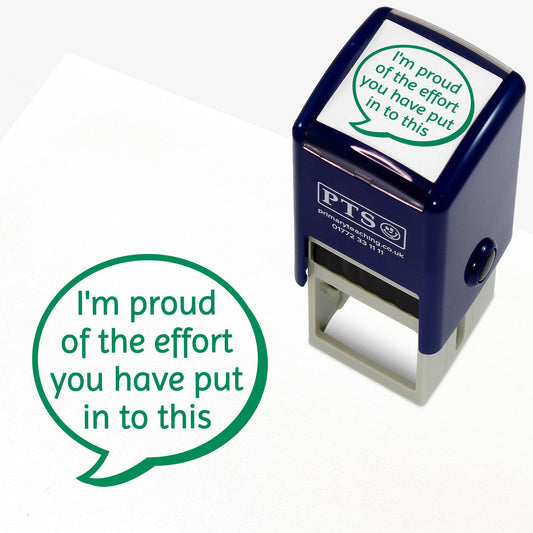 I'm Proud of the Effort You've Put Into This Stamper - 25mm