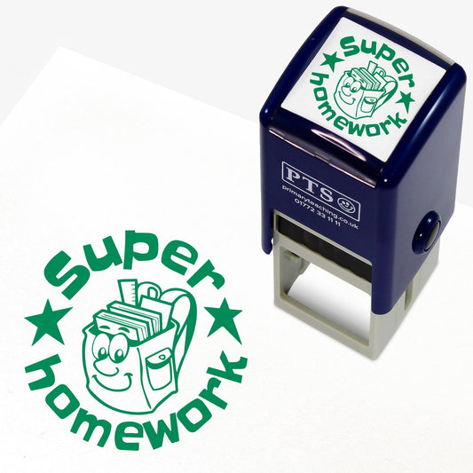 Super Homework Stamper - Green - 25mm