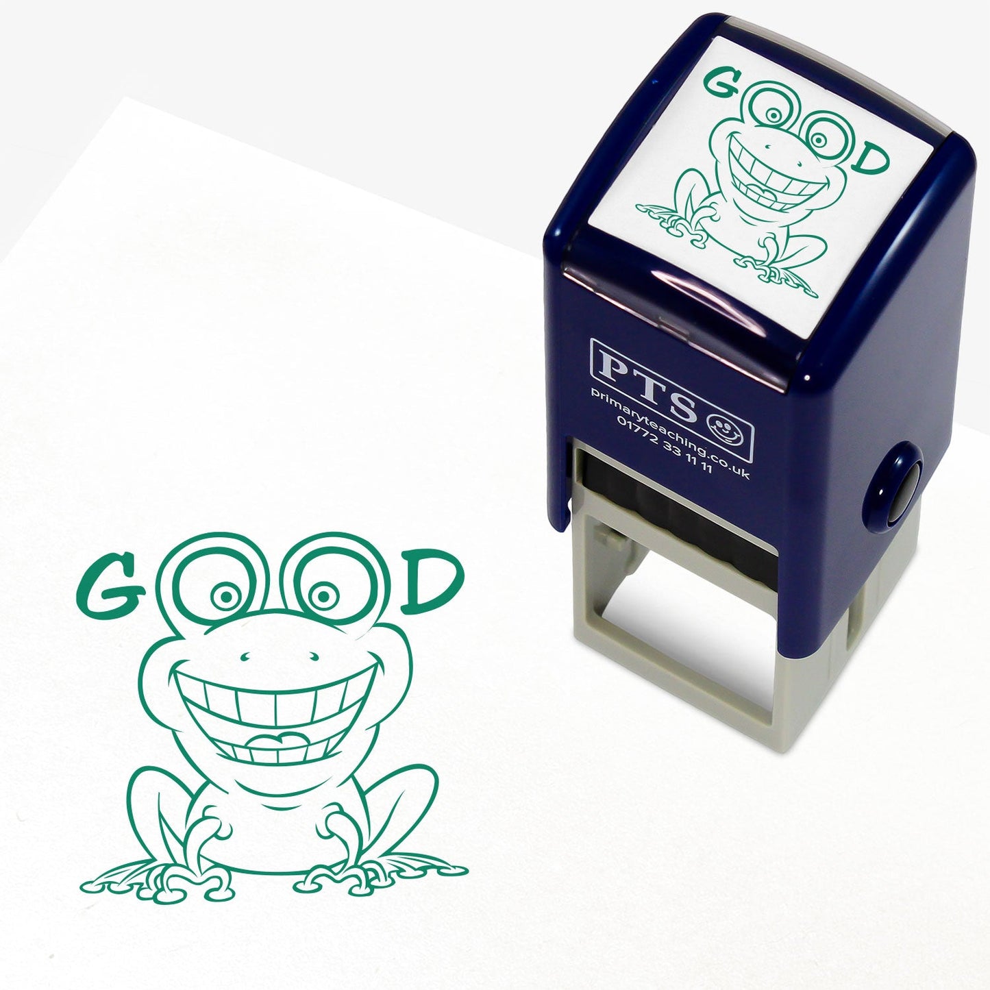 Good to be Green Frog Stamper - Green - 25mm