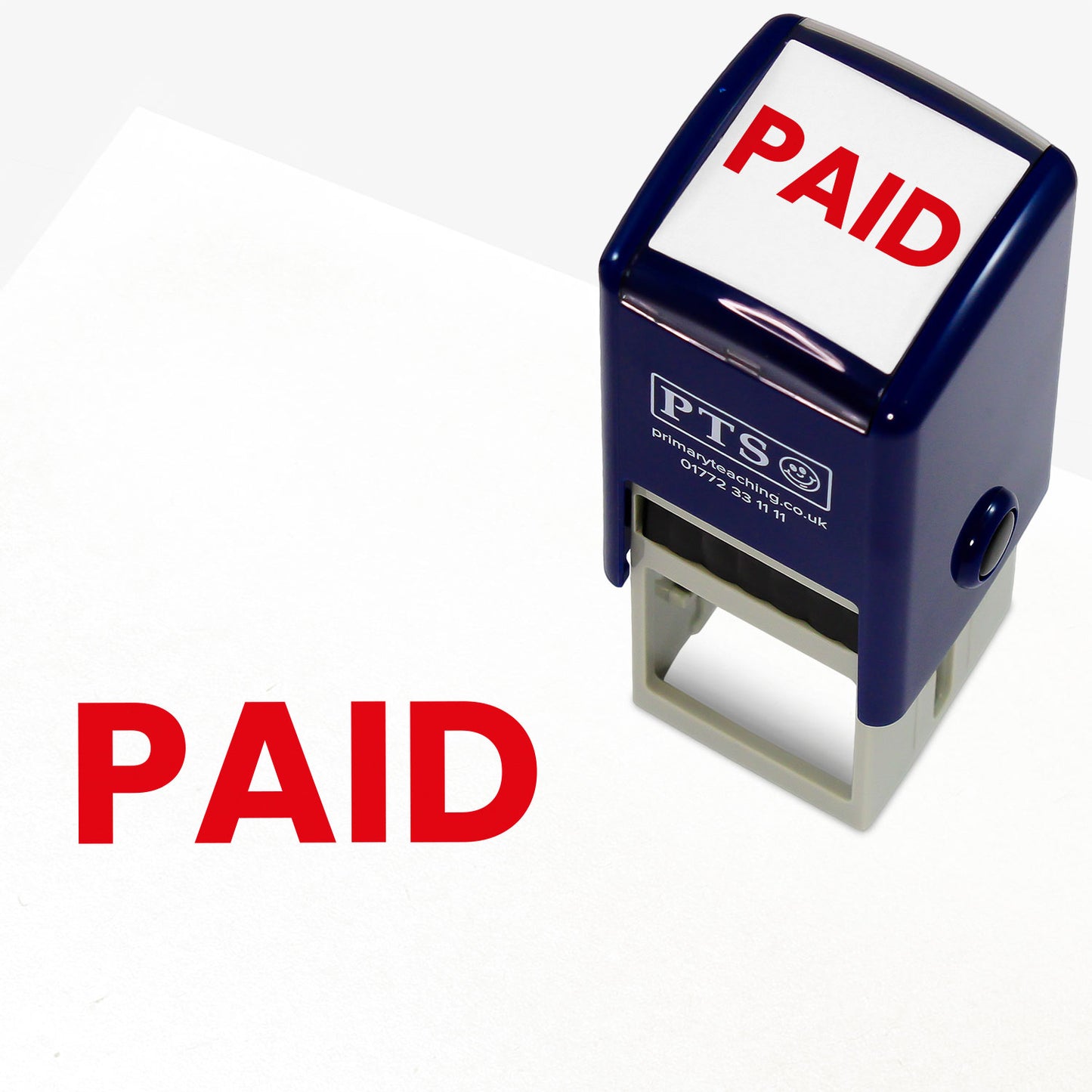 Paid Stamper - Red - 25mm