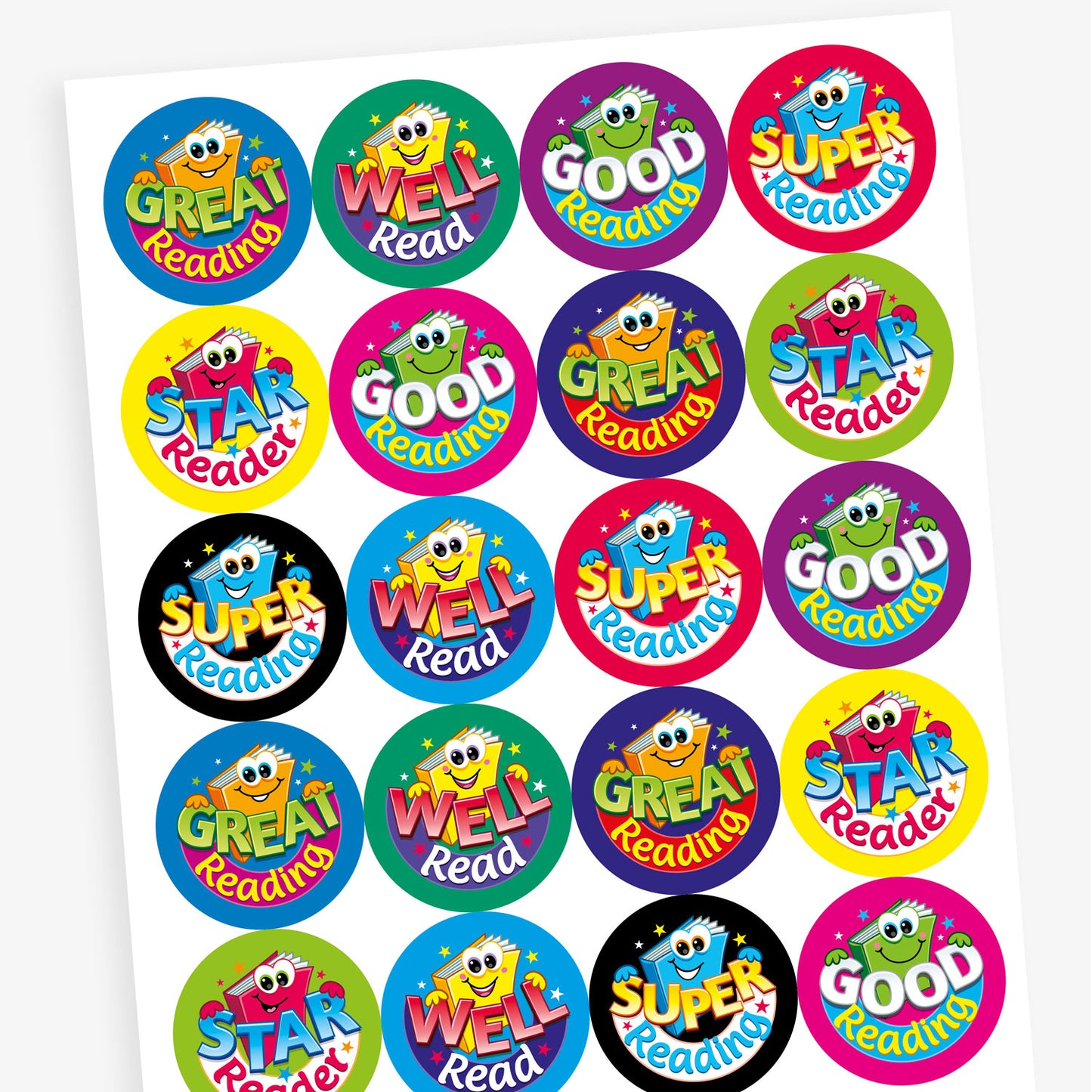 Reading Stickers - 32mm