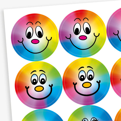 Berry Scented Rainbow Smile Stickers - 32mm