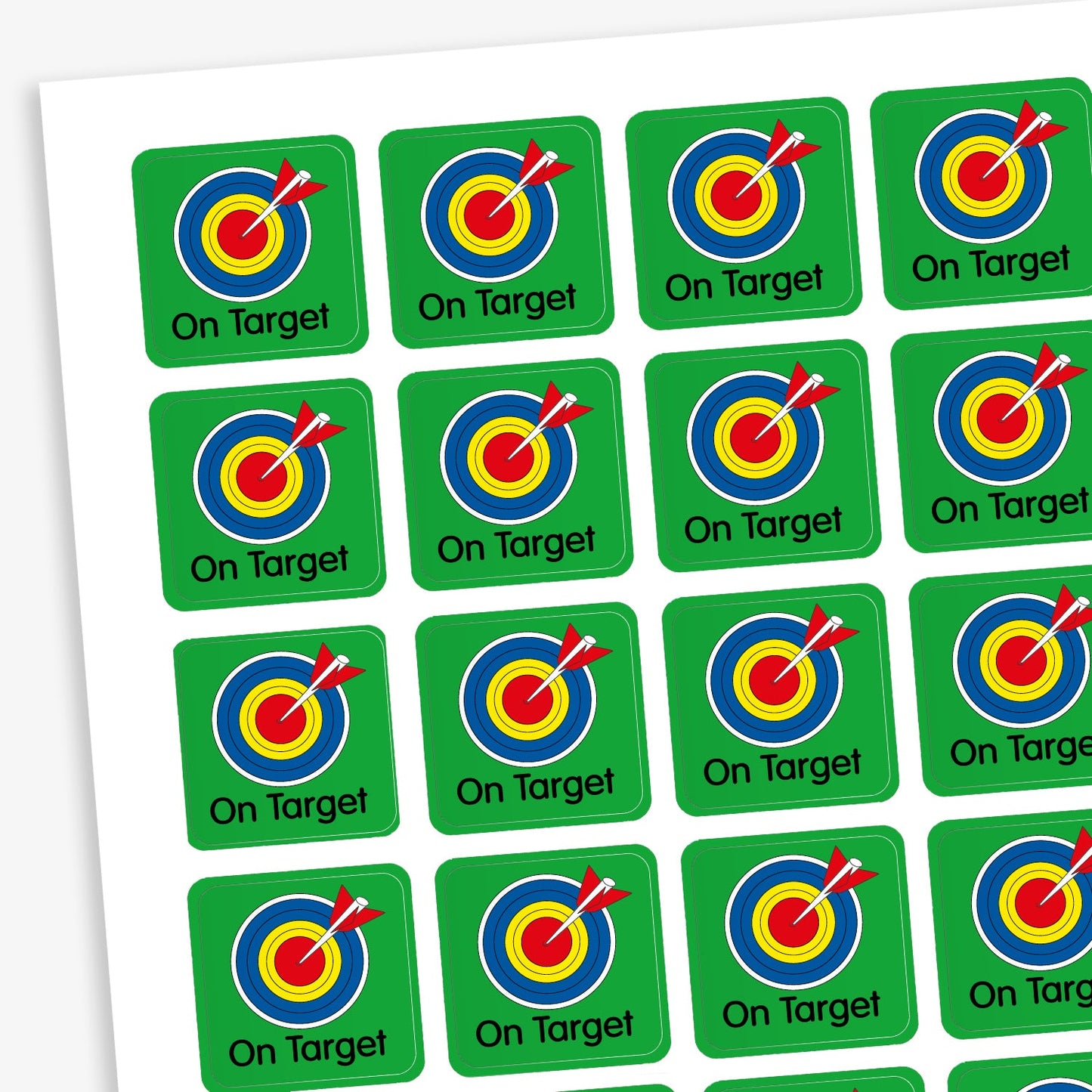 140 On Target Stickers - 16mm