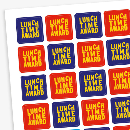 140 Lunchtime Award Colour Stickers - 16mm