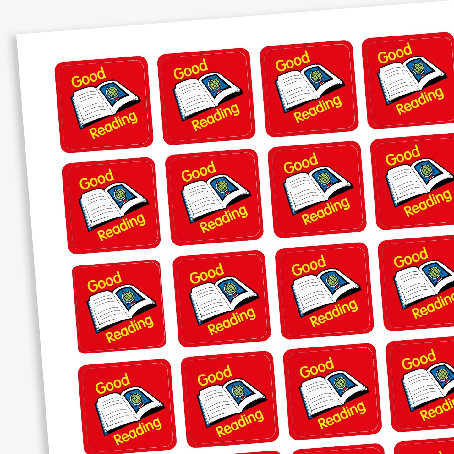 140 Good Reading Stickers - 16mm