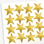 Holographic Gold Star Stickers - 20mm