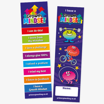 30 Growth Mindset Bookmarks