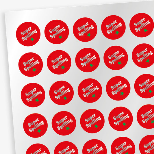 196 Metallic Super Spelling Stickers - 10mm