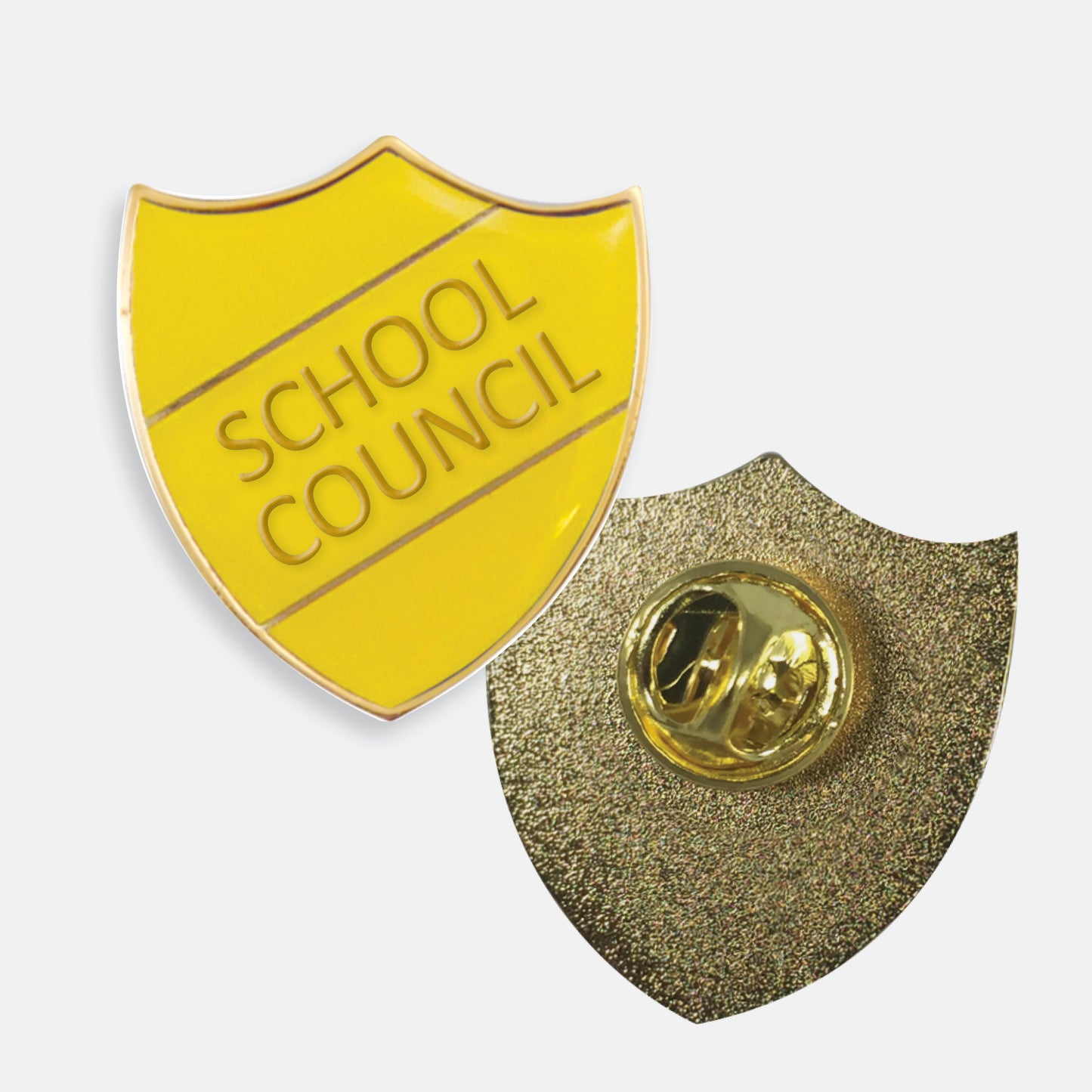 Enamel School Council Shield Badge - 30 x 26mm