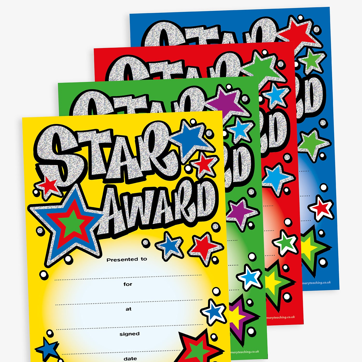 Star Award A5 Certificates | Holographic | x 20 | Rewards – Primary ...