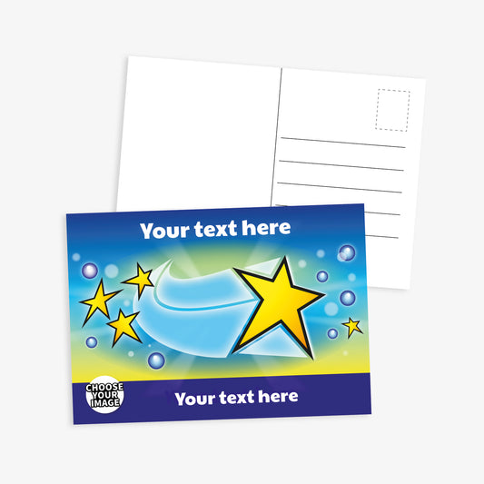 Personalised Shooting Star Postcard - A6
