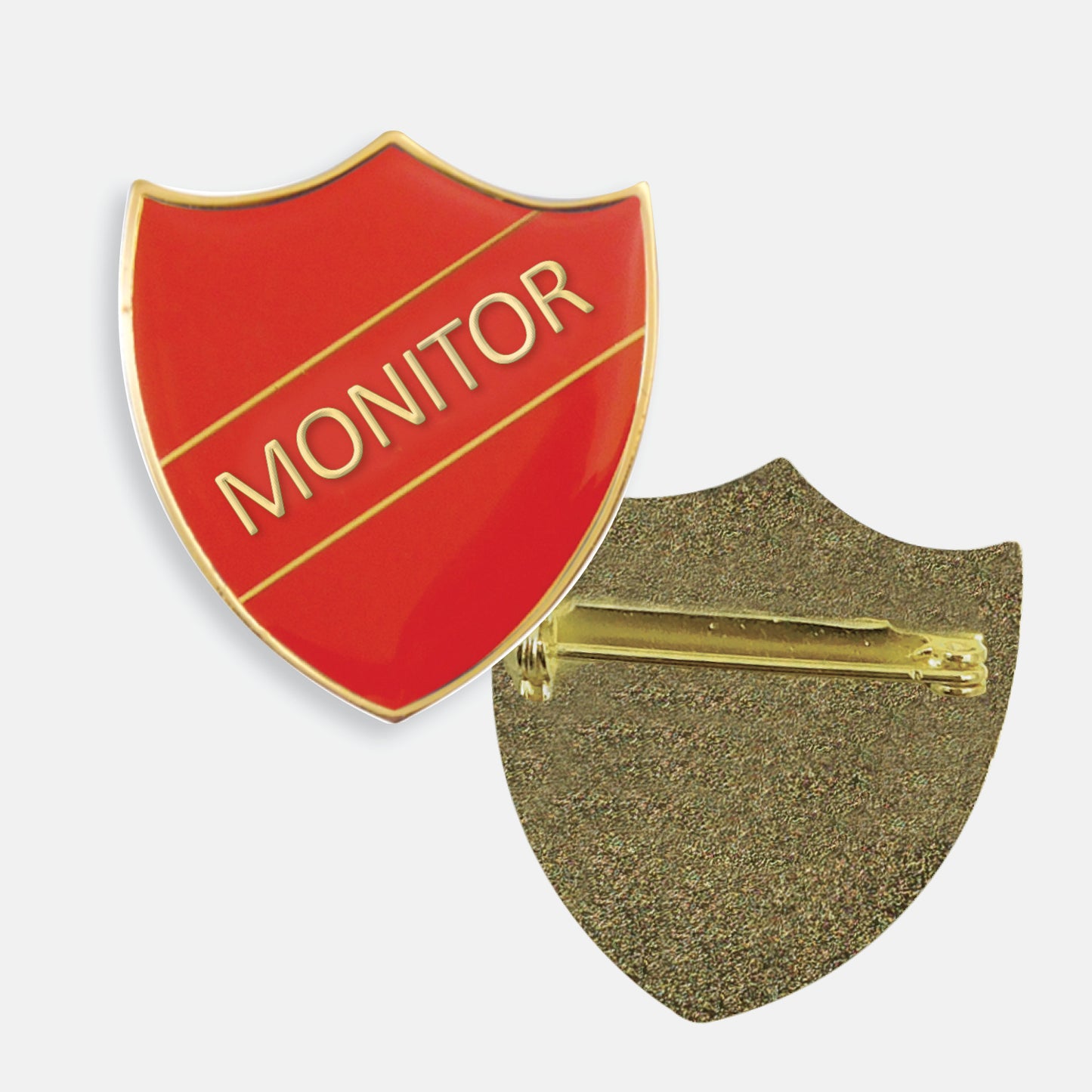 Enamel Monitor Shield Badge