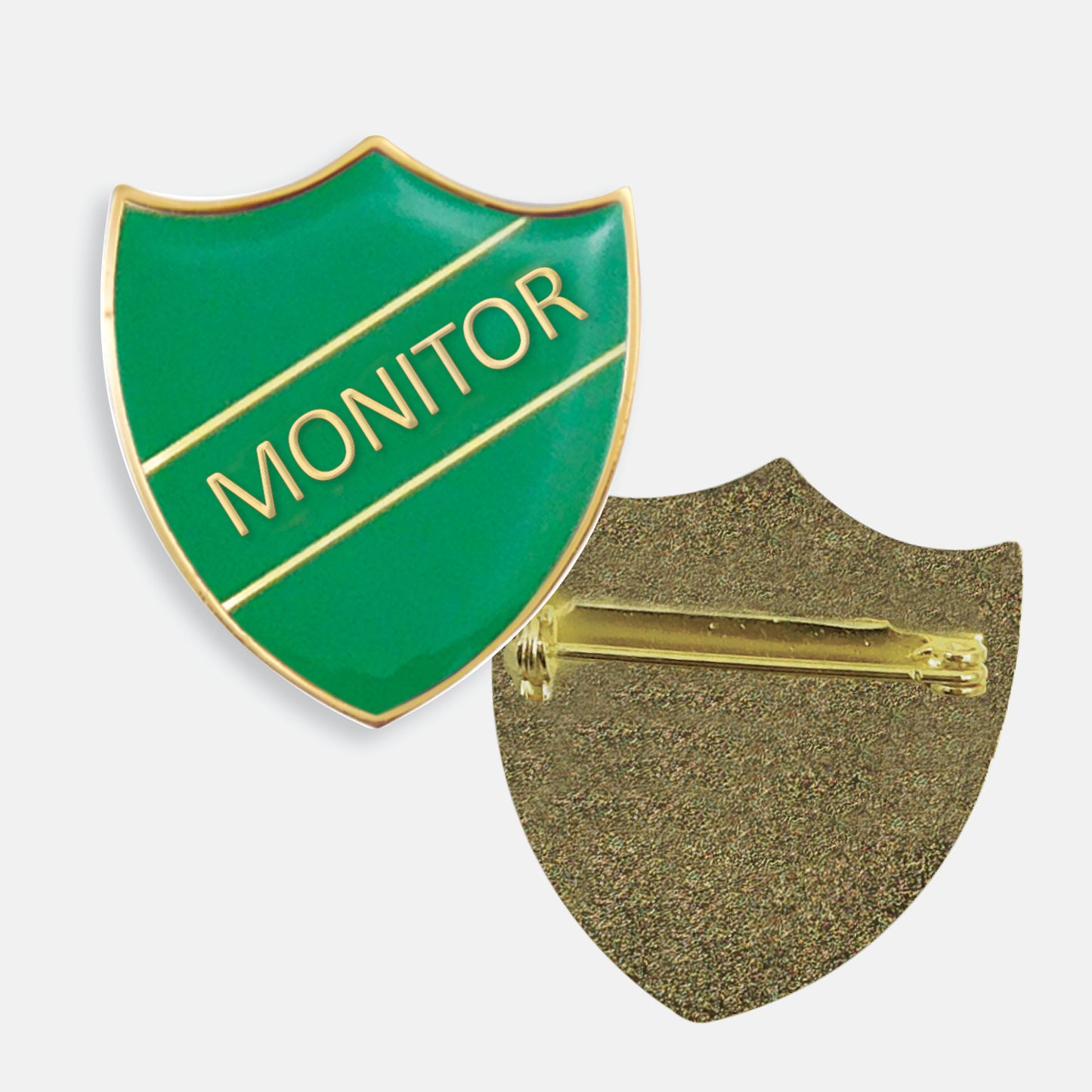Enamel Monitor Shield Badge