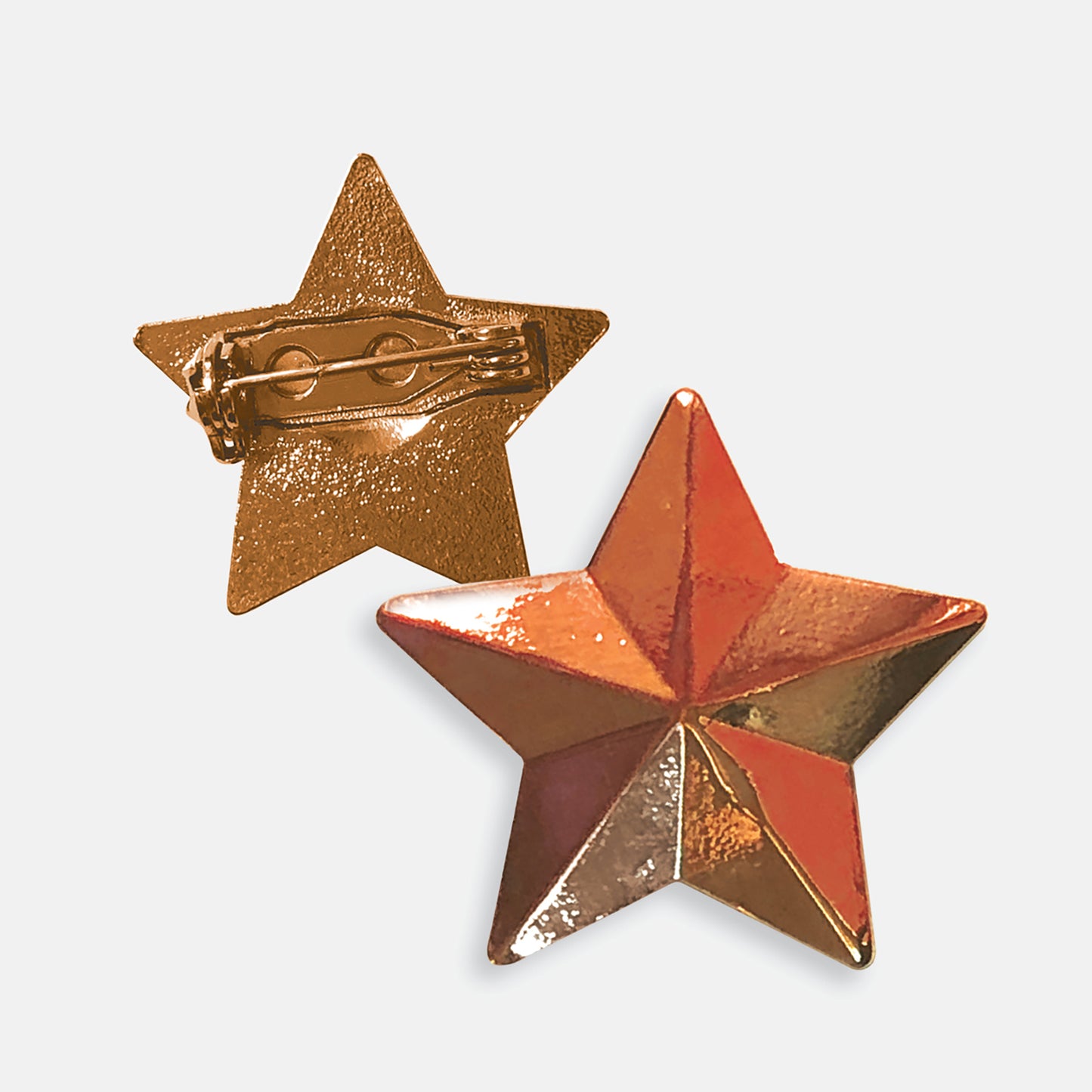 Metal Star 3D Badge - 25mm