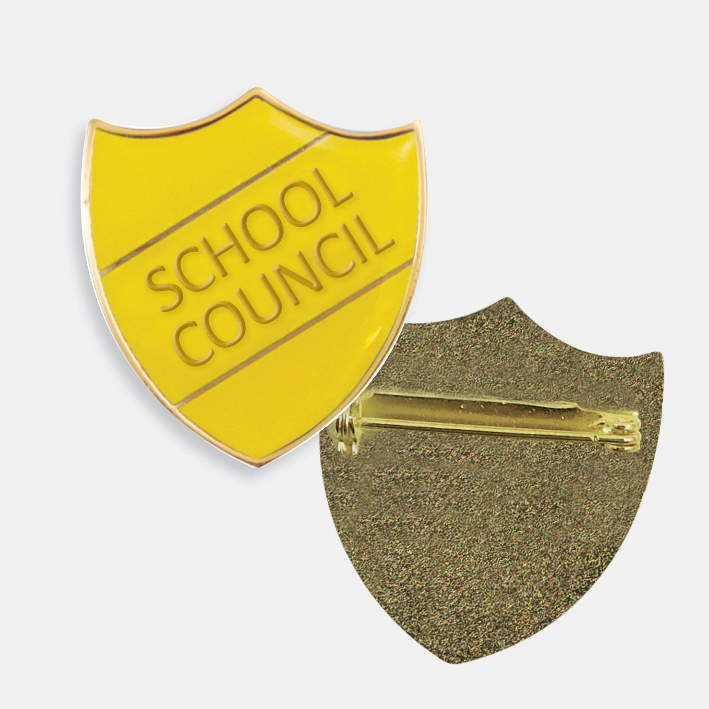 Enamel School Council Shield Badge - 30 x 26mm