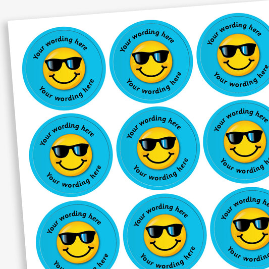 Personalised Emoji Stickers - 25mm