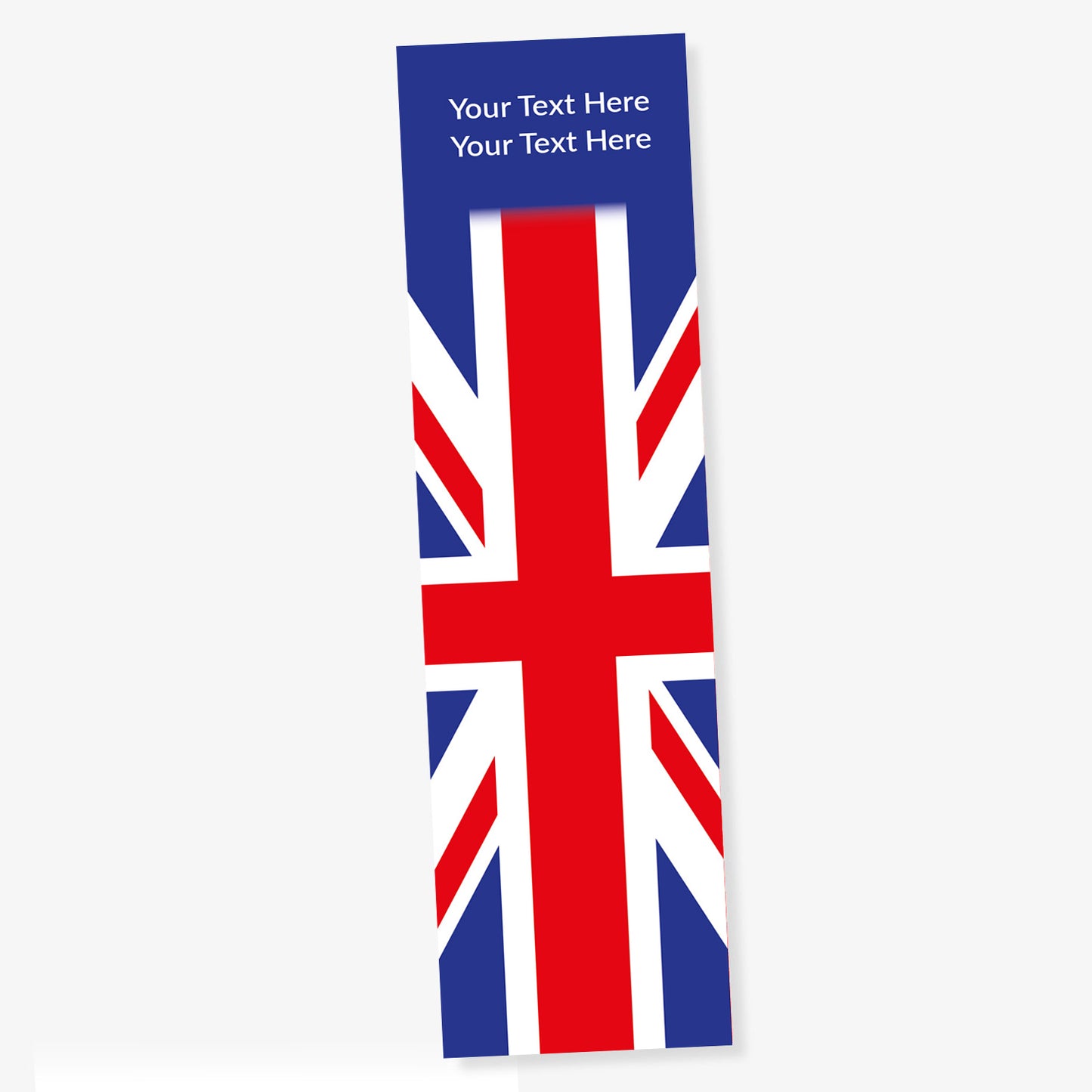 Personalised Union Jack Bookmark