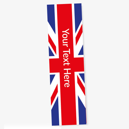 Personalised Union Jack Bookmark