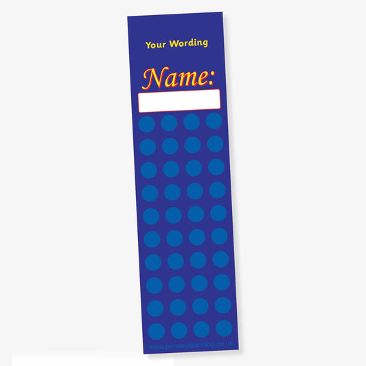 Personalised Diddi Dots Bookmark