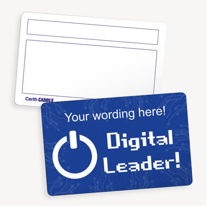 Personalised Digital Leader CertifiCARD