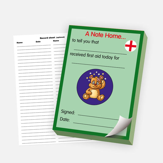 First Aid Received Today Praisepad - 60 Pages - A6