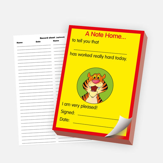Worked Really Hard Tiger Praisepad - 60 Pages - A6