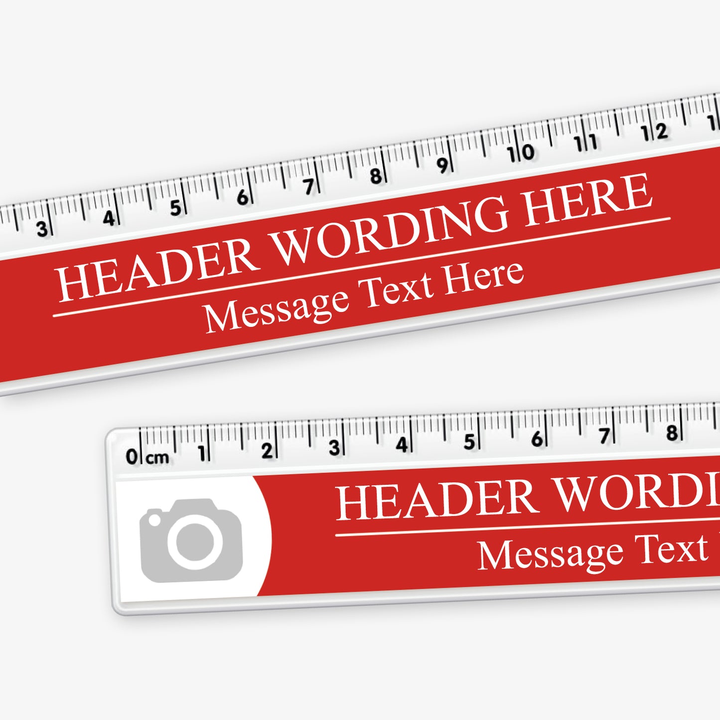 Upload Your Own Image Ruler - 15cm