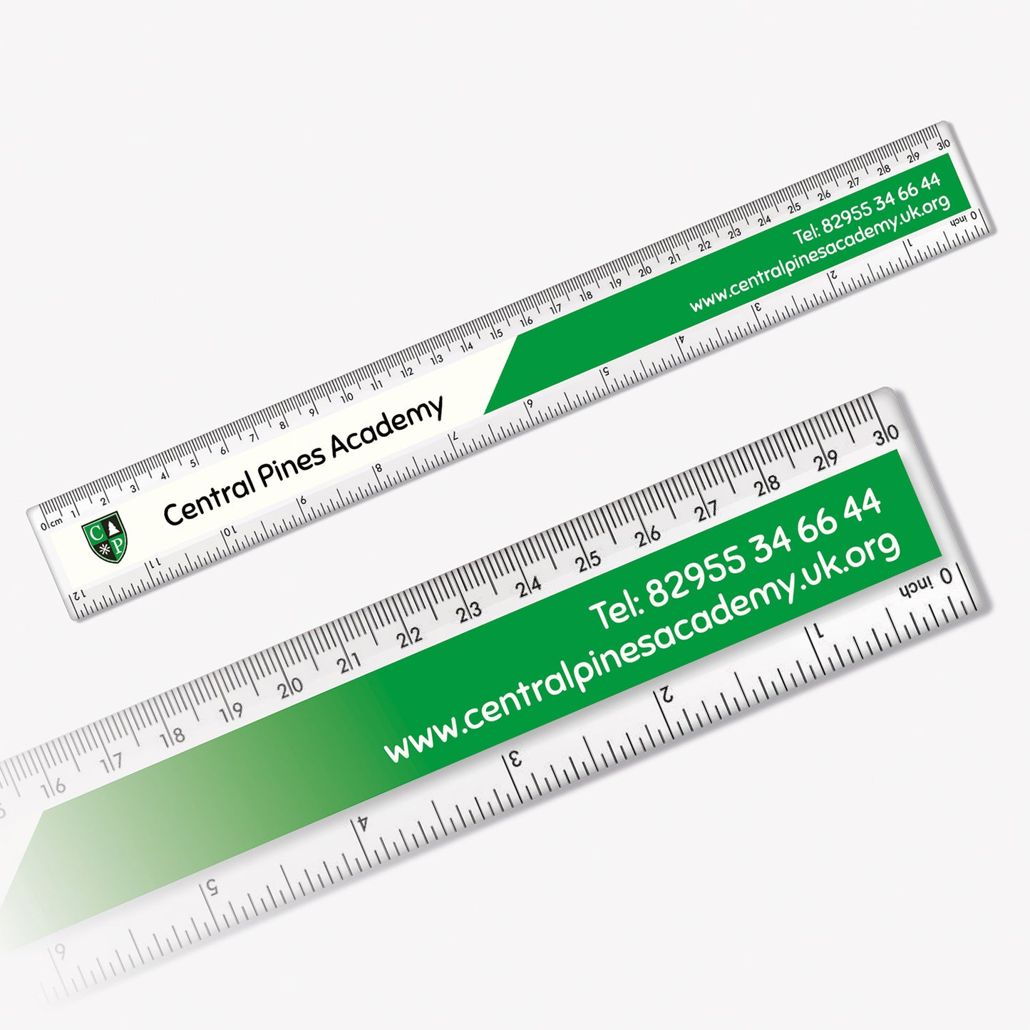 Upload Your Own Image Two Colour Ruler - 30cm